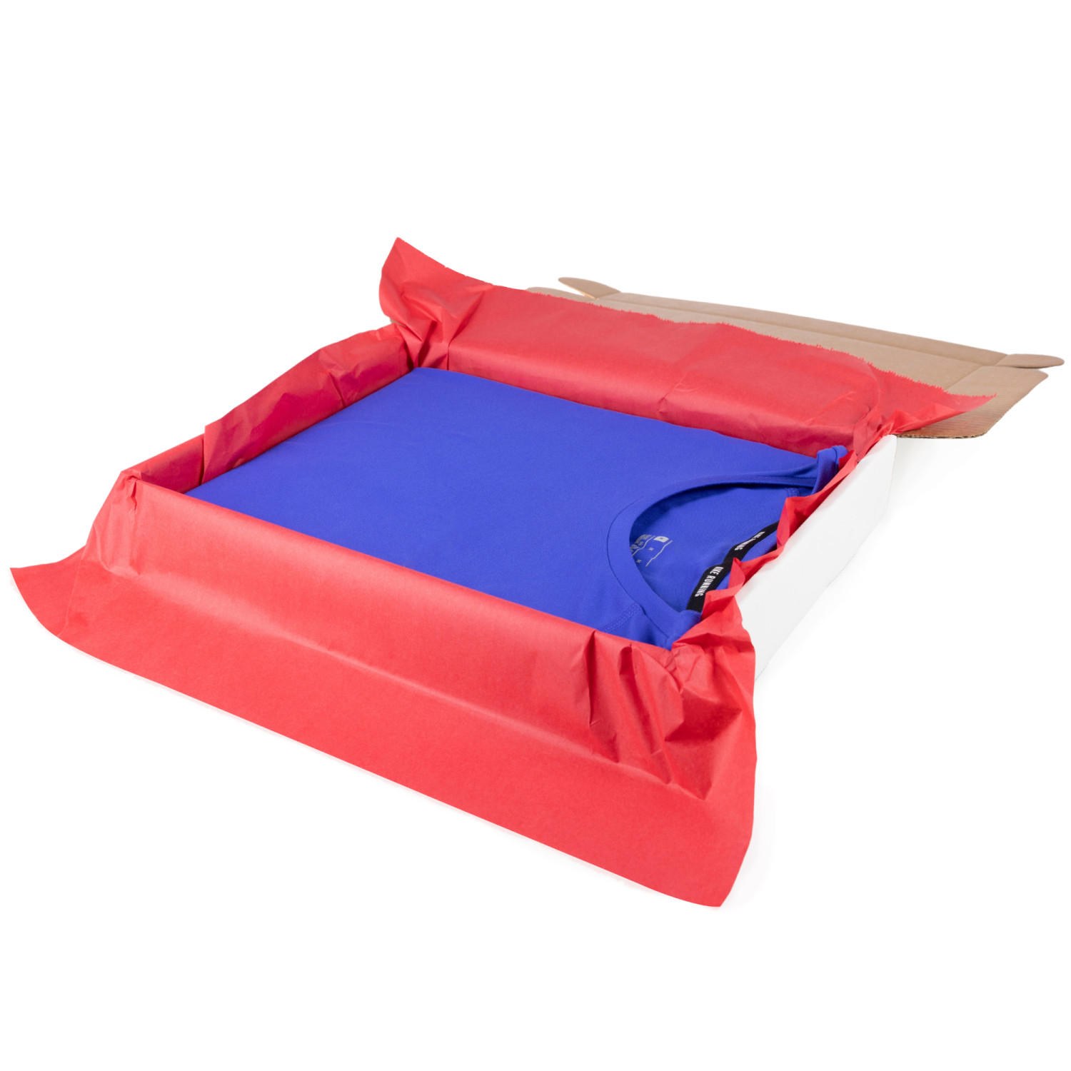 18" x 1800' SatinPack™ Tissue Paper Roll, 20 lbs., Scarlet 4